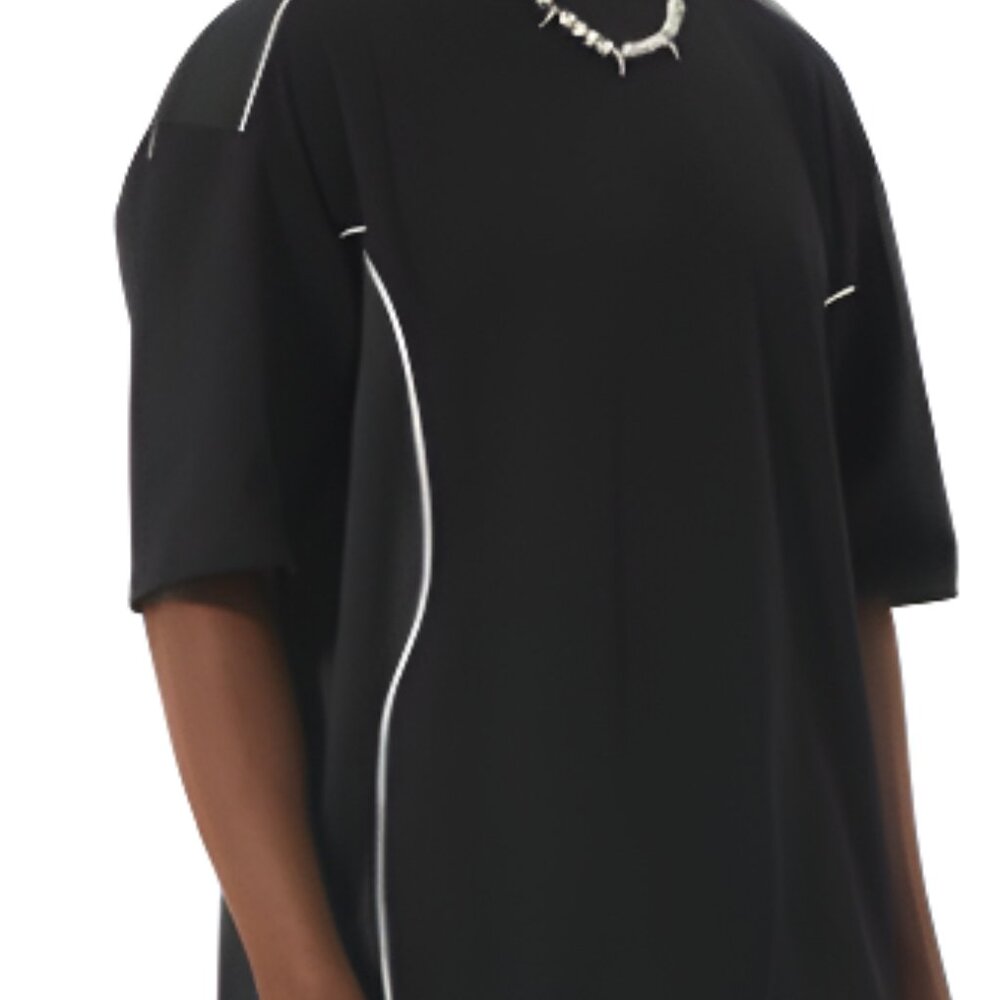 Contrast Piped Panel T-Shirt - Picture 3 of 3